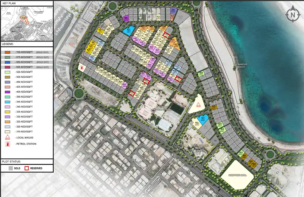 Masterplan of Al Mamzar District 