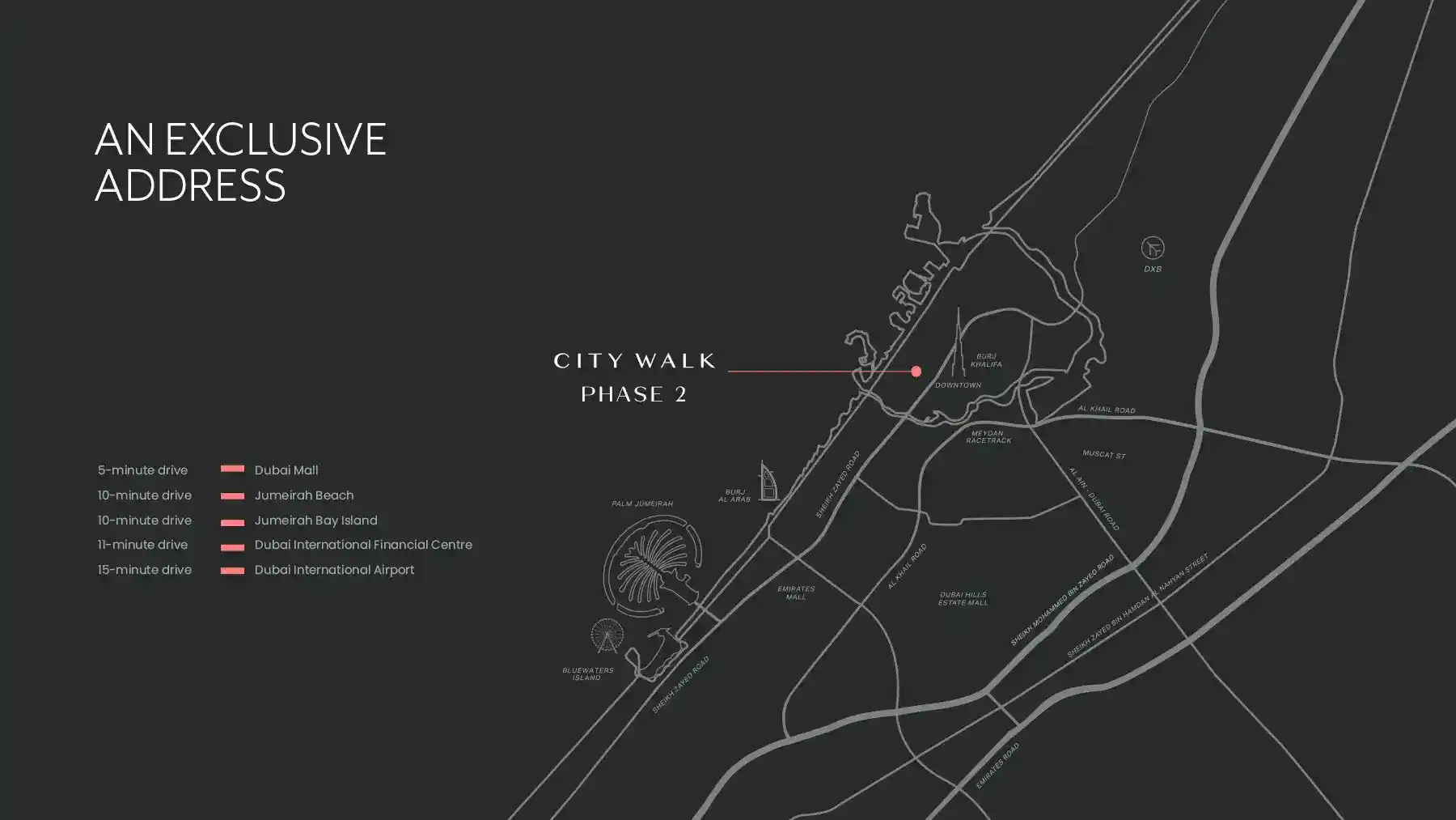 Location of City Walk Phase 3