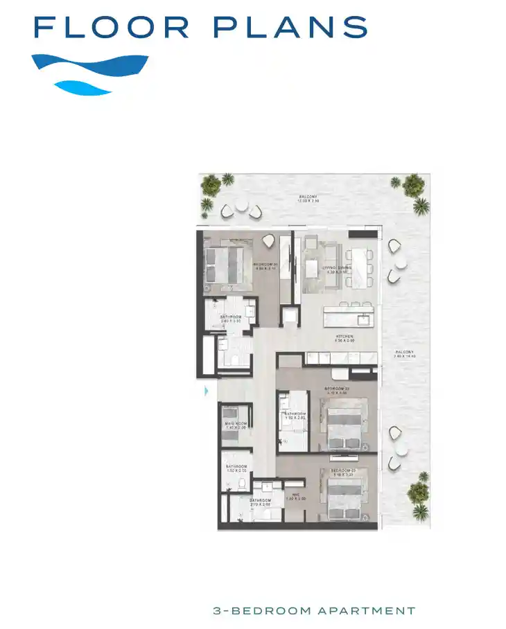 3 Bedroom to Unit - B2