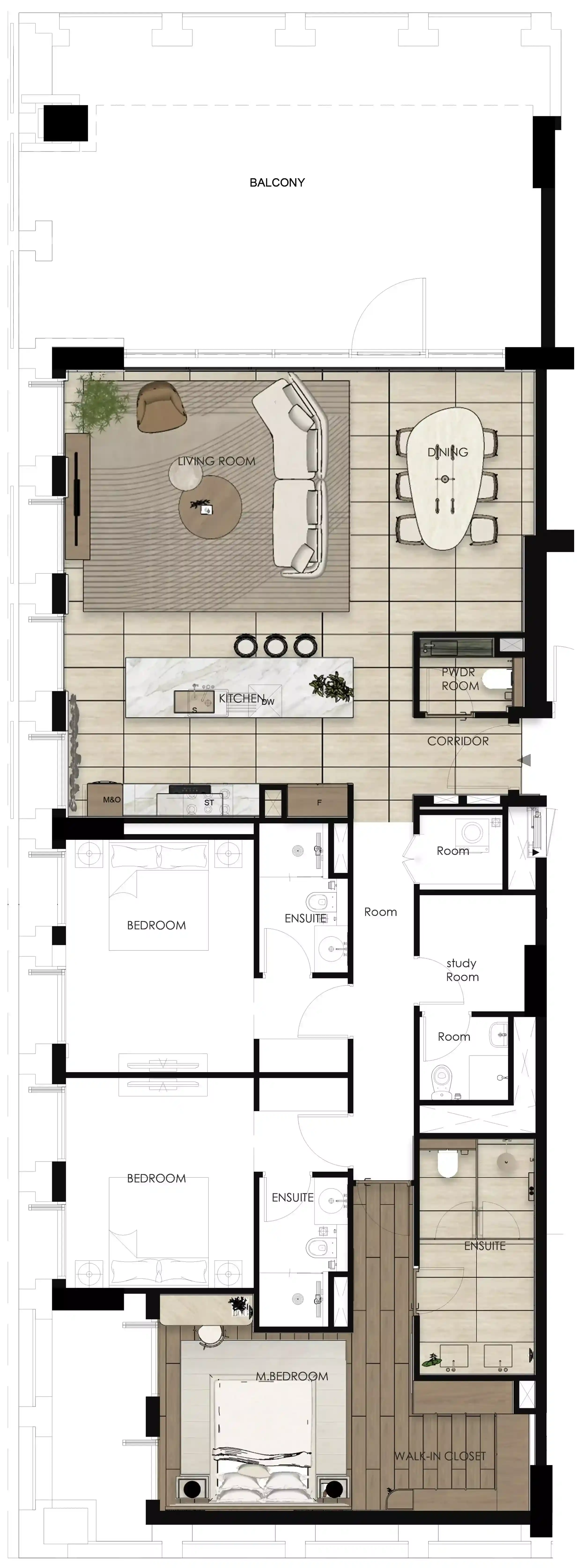 3 Bedroom	