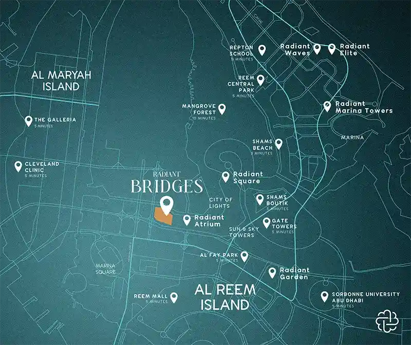 Location of Radiant Bridges