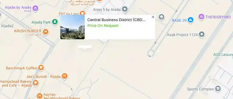 Location of Arada CBD Phase 2