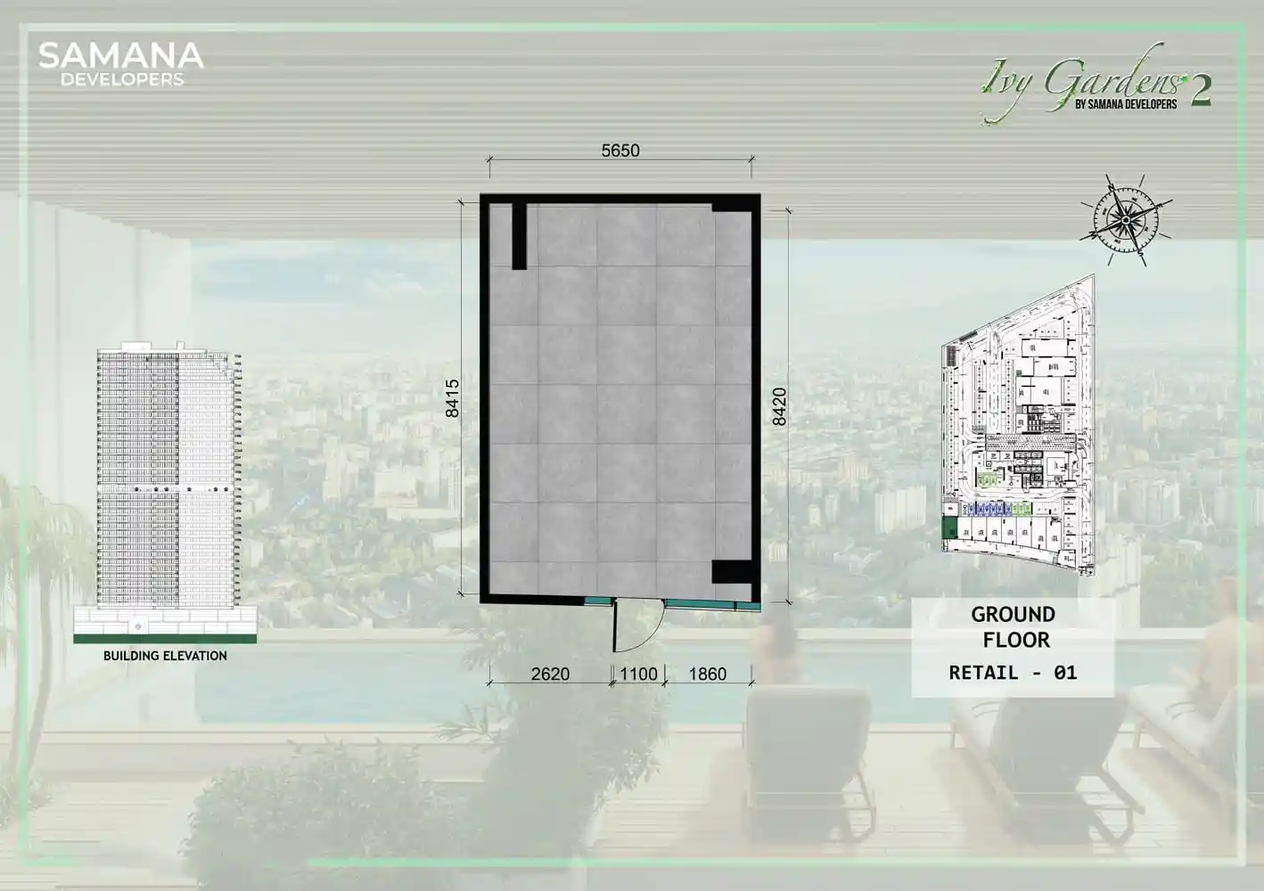 Ground Floor, Retail - 01 to Ground Floor, Retail - 08