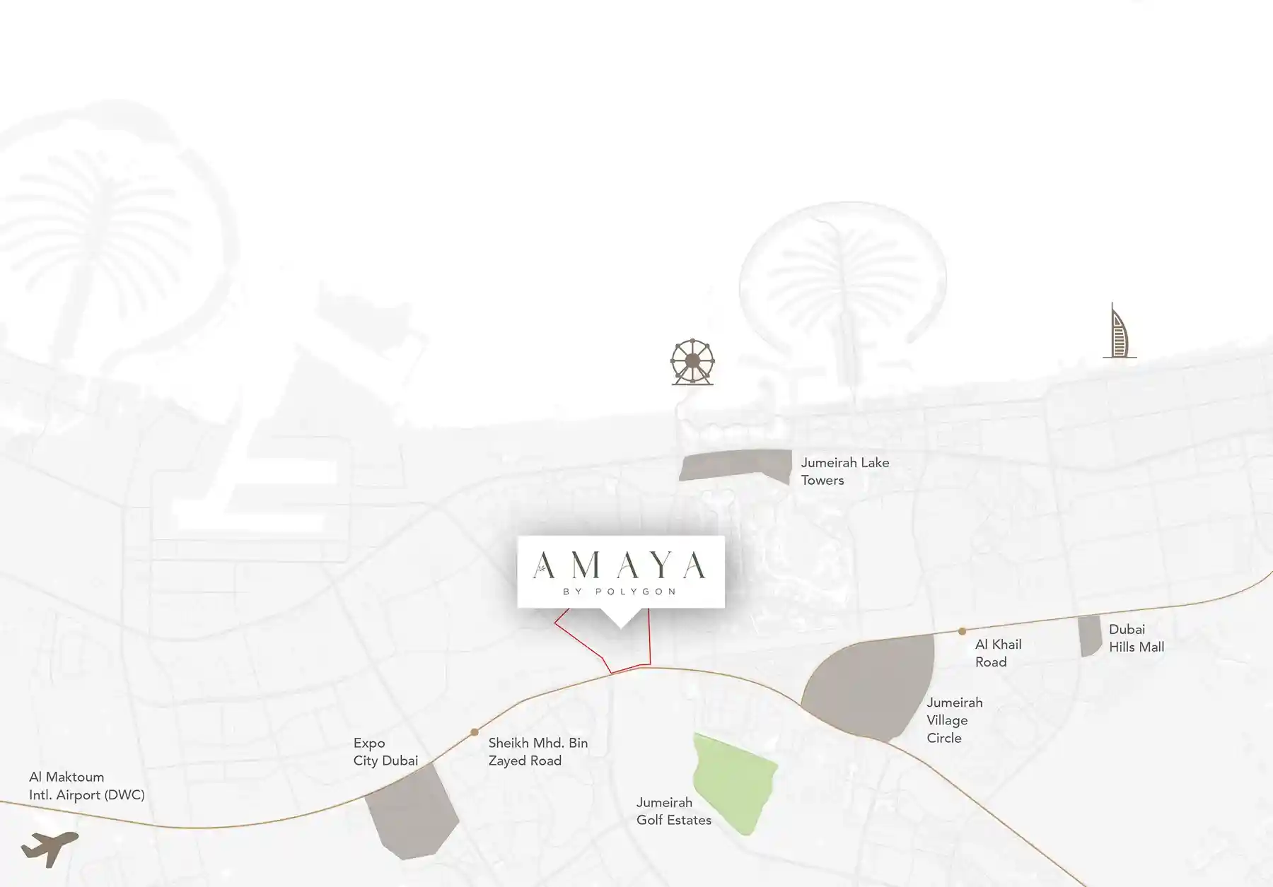 Master Plan of Amaya Residences 