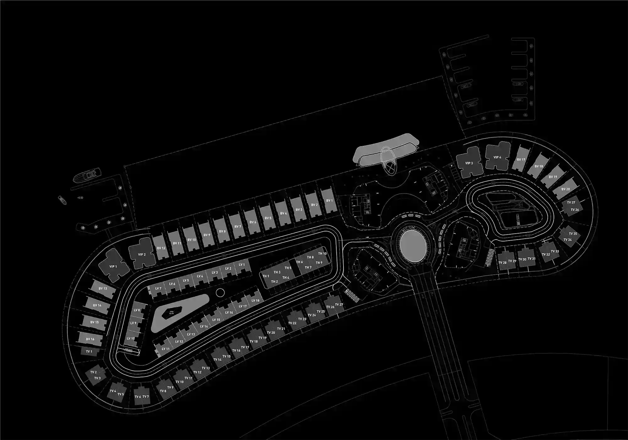 Master Plan of Brabus Island Villas