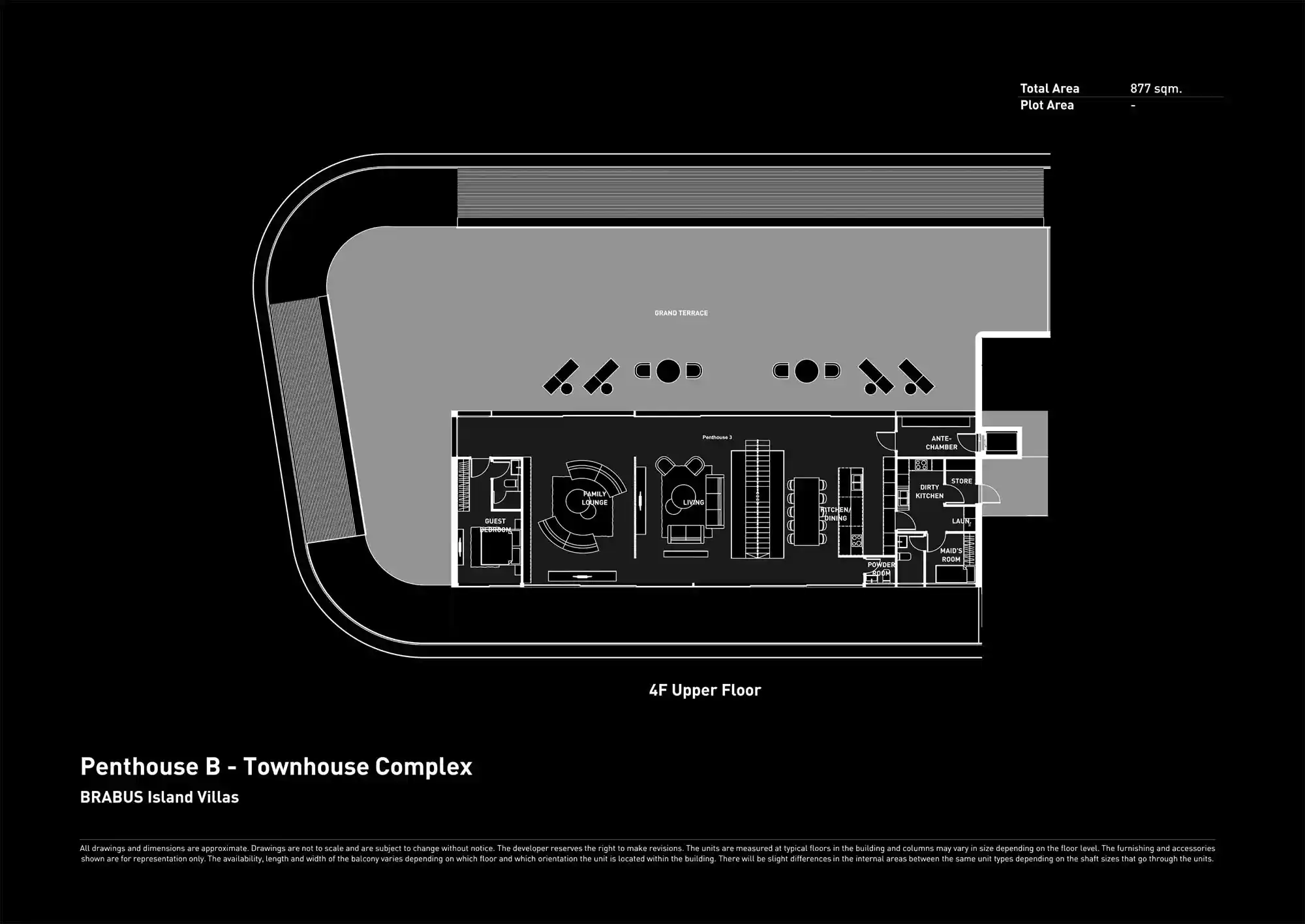 3F Upper Floor 2F Lower Floor