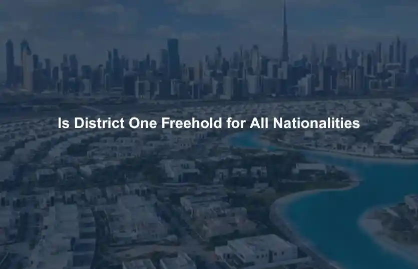 Is District One Freehold for All Nationalities