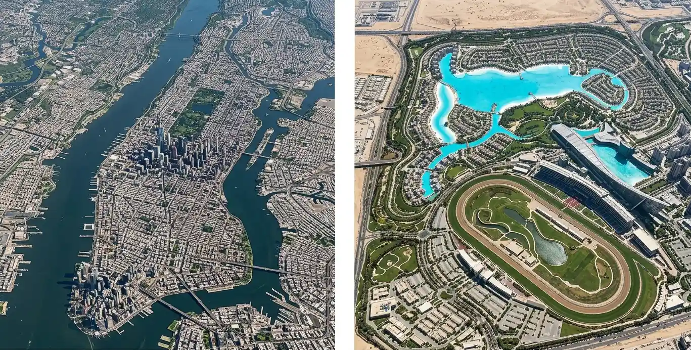 How Large Is the Total Land Area of MBR City