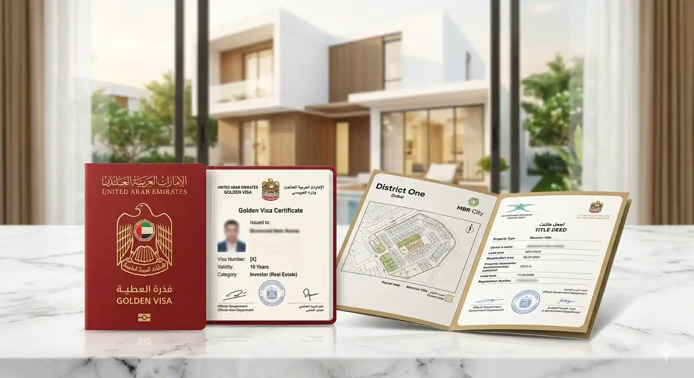 Golden Visa Dubai Through District One | Full Guide