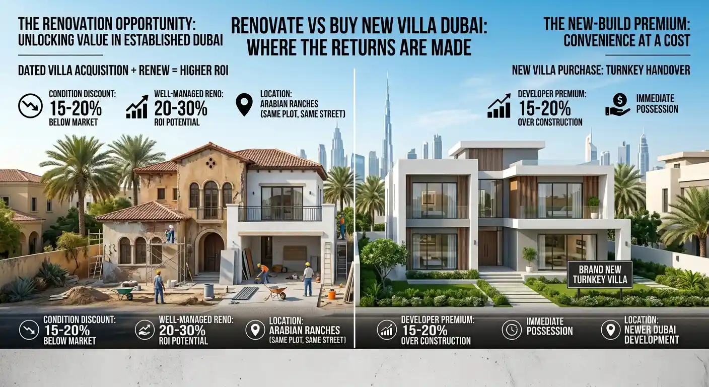 Renovate vs Buy New Villa Dubai | Which Wins in 2026