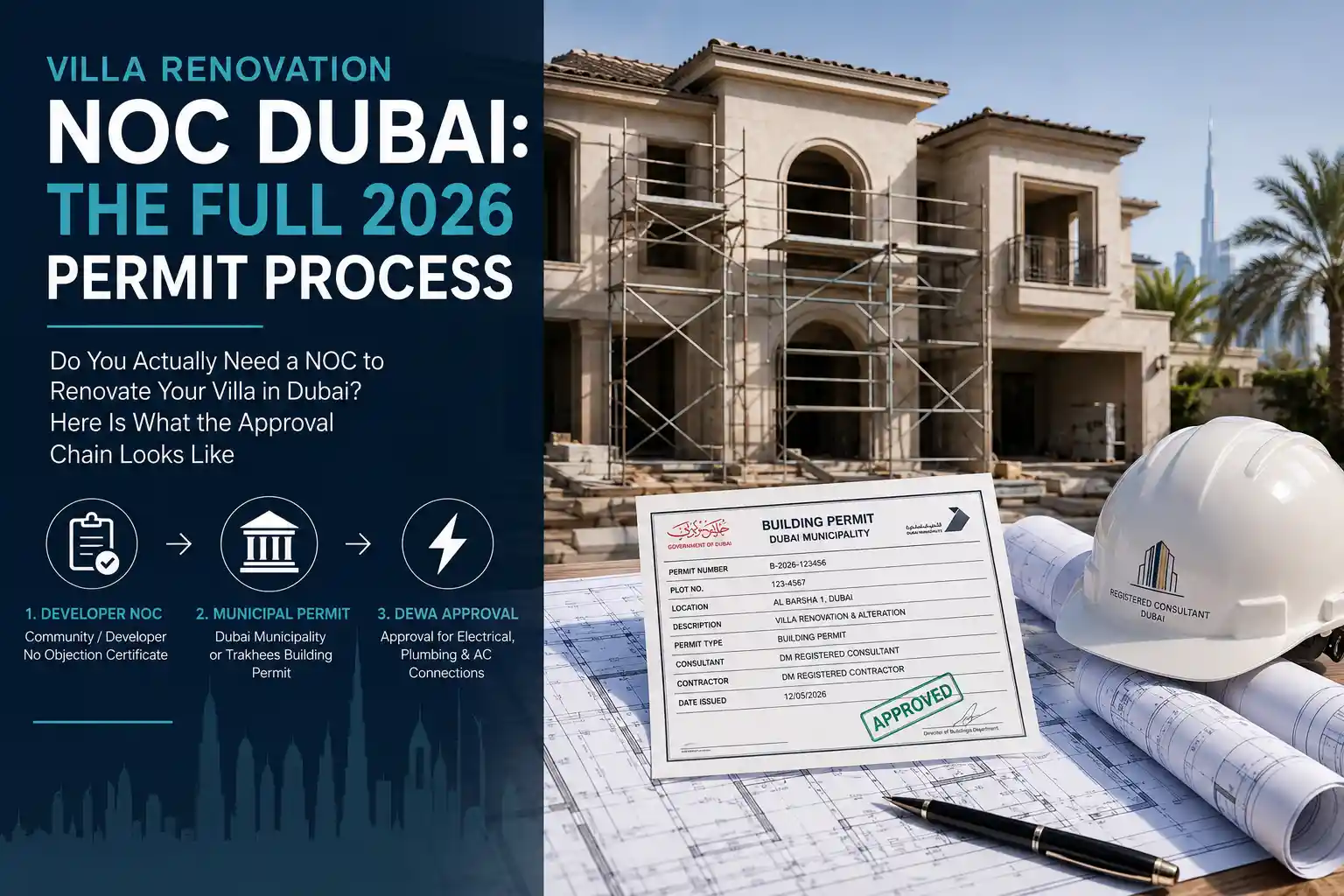 Villa Renovation NOC Dubai | 2026 Permit Guide